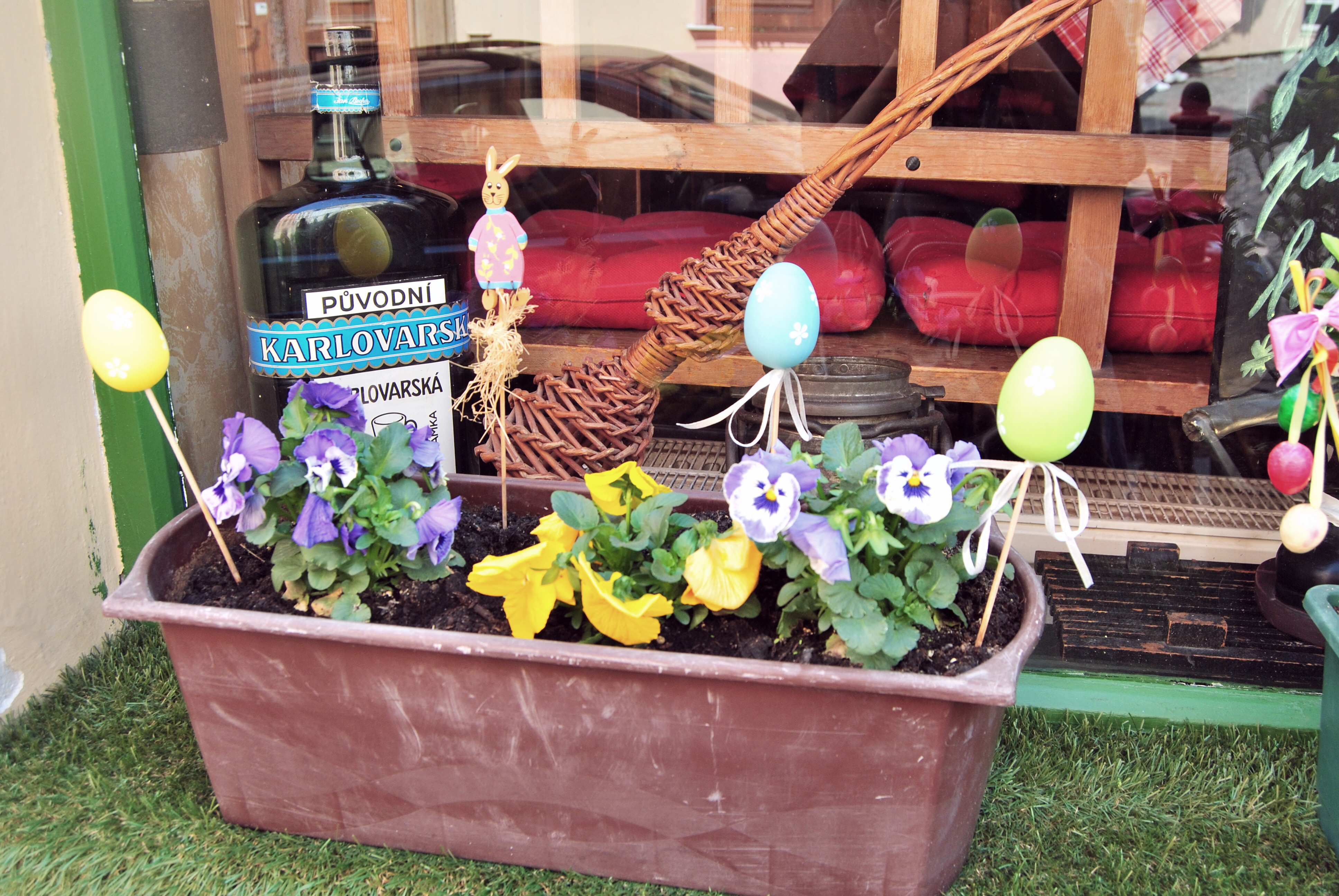 Decoración de pascua en Praga